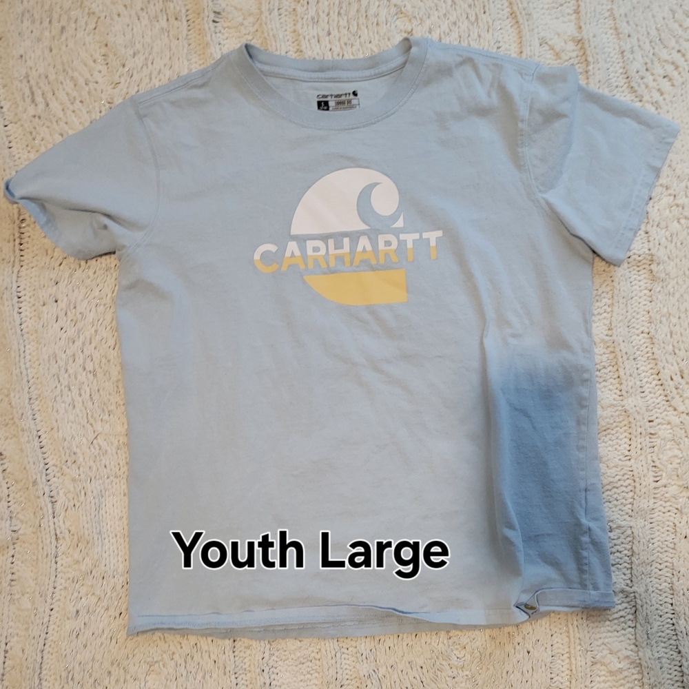 Carhartt Youth Large Blue T-Shirt
